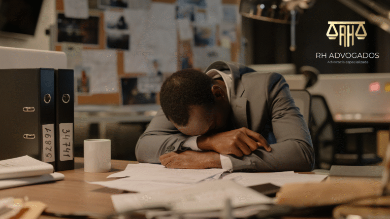 profissional esgotado síndrome de burnout