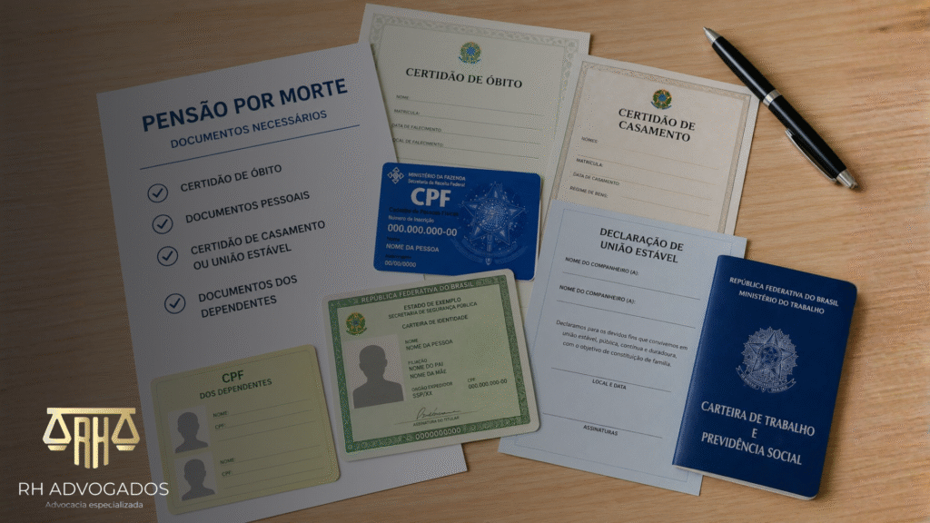 documentos necessários para solicitar pensão por morte